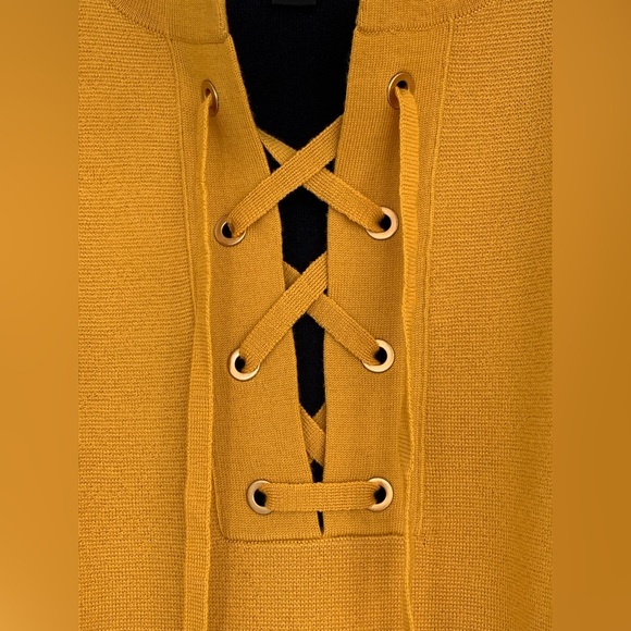 Merino double faced wool jumper, golden sun - Picture 3 of 10